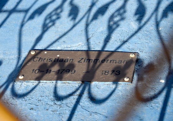 Curacao Cemetery: Christiaan Zimmerman Grave